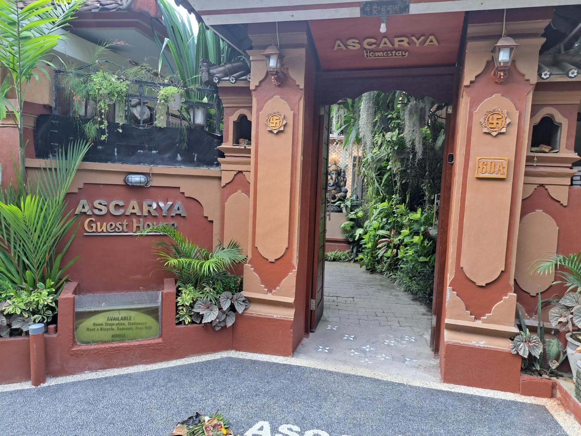 Ascarya Guest House サヌール エクステリア 写真